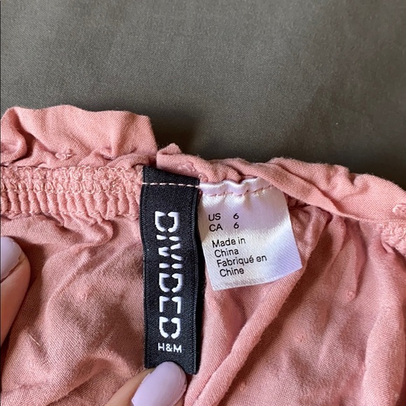 dusty rose spaghetti strap cropped blouse - Picture 3 of 3